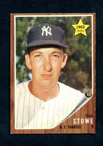 1962 Topps Baseball Card #291 Hal Stowe RC Yankees EX - Picture 1 of 2