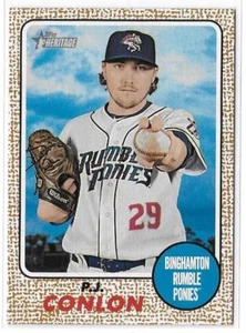 2017 TOPPS HERITAGE MINORS - P.J. CONLON - Picture 1 of 1