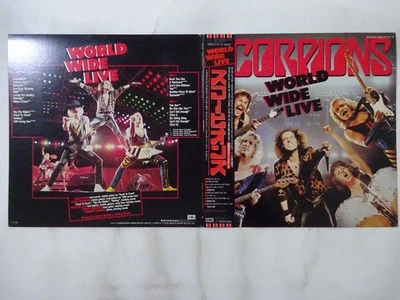 Scorpions World Wide Live EMI EMS-67178・79 Japan  VINYL LP OBI Foto 1 de 3