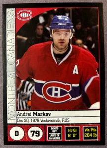 2008-09 Pannini Album Stickers #49 Andrei Markov Montreal Canadiens - Picture 1 of 1