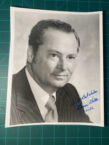 Barron Hilton Signed Autographed Photo San Diego Chargers AFL Founder - Picture 1 of 3