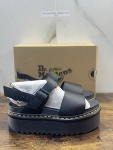 Dr Martens Sandalia Voss Quad Cuero Negro Casual Dr Martens Mujer 37 - Imagen 1 de 6