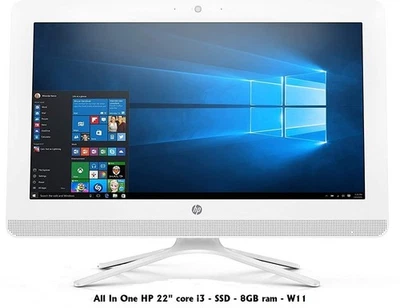 All In One HP 22" core i3 - SSD - 8GB ram - W11 - Immagine 1 di 3