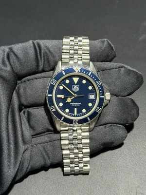 Relógio Masculino TAG Heuer 1000 Azul - 980.613B “Matt Deep Blue Dial” com Links Extras - Imagem 1 de 4