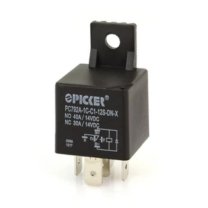 Picker PC792A-1C-C1-12S-DN-X 40A Mini ISO Relay, 12VDC, SPDT - Picture 1 of 1