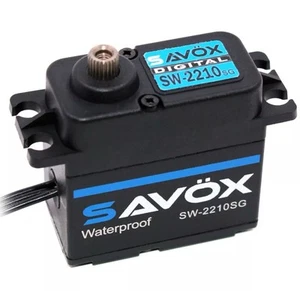 Savox SW-2210SG 2210SG Brushless Waterproof Premium Digital Servo (High Voltage) - Picture 1 of 3