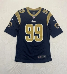 Camiseta de fútbol americano Nike St. Louis Rams para hombre pequeña azul marino NFL Aaron Donald 99 - Imagen 1 de 18