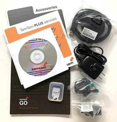 TomTom GO 510 GPS Home Dock Mount, Chargers With Adapters Manuals CD Memory Card - image 1 of 4