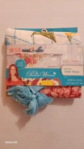 Brand New Pioneer Woman Sweet Rose Table Throw! - Picture 1 of 4