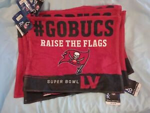 Buccaneers Go Bucks 15"X18" Tampa Bay Super Bowl LV Raise The Flags Rally Towel 