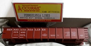 Accurail HO Pennsylvania 41 Ft. Steel Gondola (3772) - Picture 1 of 1