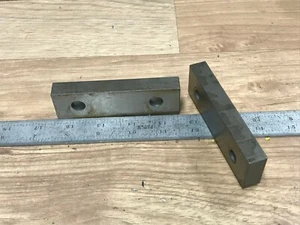 PAIR OF USA MADE 4 " STEEL VISE JAWS KURT / OTHER - Picture 1 of 2