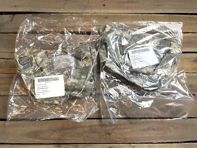 GENUINE U.S. MILITARY ISSUE 2 NEW - Sustainment Pouches ACU UCP MOLLE US Army USGI Dump w 2 FLAGS NIB