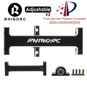 Estuche de transferencia de metal portador ajustable RhinoRC para RC Crawler LCG Shafty - Imagen 1 de 5