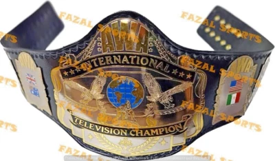 Cinturón de título de campeonato de lucha de peso pesado de televisión internacional AWA Foto 1 de 4
