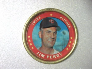 1971 Topps Baseball Coin #12 Jim Perry Minnesota Twins - Picture 1 of 2