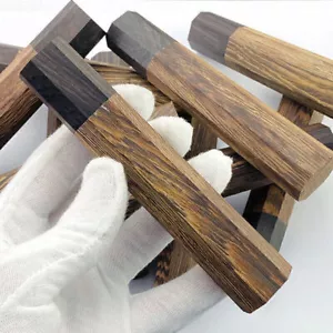 Wooden Octagonal Handle Japanese Style Chef's Kitchen Modified Cutter Grip DIY - Picture 1 of 7