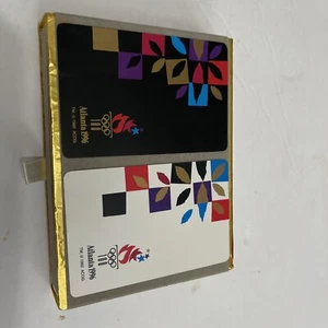 CONGRESS 1996 Atlanta Olympics Double Deck Playing Cards EUC - Picture 1 of 6