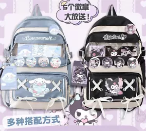 Kuromi My Melody Cinnamoroll Rucksack Schultasche Schultertasche Cartoon Schüler - Bild 1 von 8