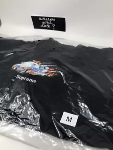 Felpa con cappuccio logo auto Supreme Cop nera media M nuova in mano DS FW19 - Foto 1 di 12