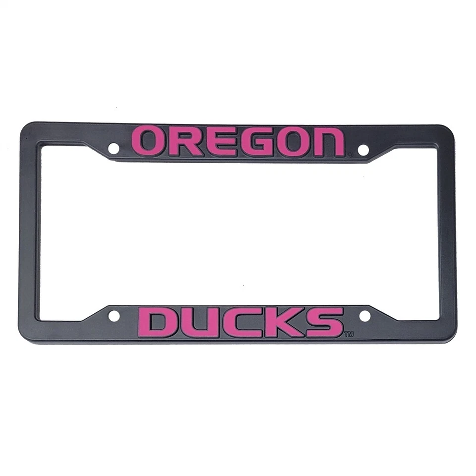 Пластиковая рамка для номерного знака Oregon Ducks — Oregon Ducks — розовая - Изображение 1 из 1