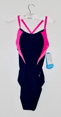 Nuevo con etiquetas Traje de baño sin mangas Aqua Sphere para mujer Jasmine azul marino 1 pieza talla 12 Foto 1 de 4