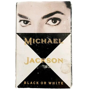 Michael Jackson Black Or White Single 1991 Cassette Tape Vintage R&B Dance E86 - Picture 1 of 1