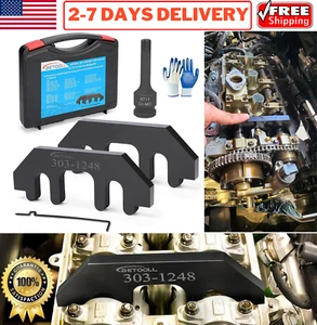 Herramienta de sujeción del árbol de levas para Ford 3,5 L 3,7 L 4 V6 V alineación de distribución 303-1248 303-1530 - Imagen 1 de 24