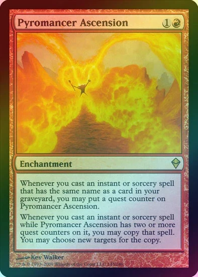 PYROMANCER ASCENSION (FOIL) (ZEN) Zendikar - MTG - LP - Image 1 of 1
