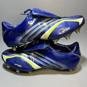 Adidas F50 Tunit SG Blue cleats mens US 9.5 - Picture 1 of 11