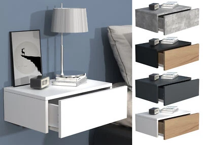 Holz Wandschublade Wand Hänge Nachttisch Usal M45 - Bild 1 von 3