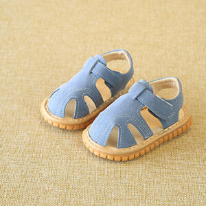 Kids Soft Non Slip Flat Walking Shoes Newborn Baby Sandals Outdoor Girls Boys