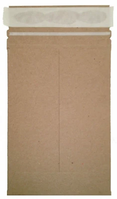 Самозапечатывающиеся почтовые конверты 50 6 X 6 без изгиба для фотодокументов плоские жесткие упаковка - Изображение 1 из 4