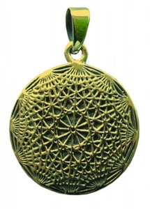 Schmuck Anhänger Amulett "Kosmogram" Messing 2,5cm - Bild 1 von 1