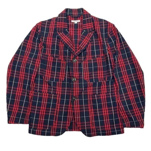 Engineered Garments Bedford Jacket Check Red Size: XS Made in USA - Picture 1 of 8