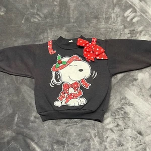 Vintage 90’s Snoopy Sweater Infant Toddler Sweatshirt Sunfaded - Bild 1 von 5