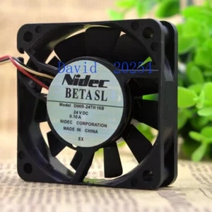 Nidec D06R-24TH 16B 6CM 6015 24V 0.10A three-wire inverter cooling fan - Picture 1 of 5