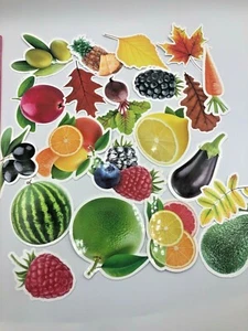FRUTA / VERDURA / HOJAS ~ Paquete de Pegatinas ~ 50 PC para Patineta ~ Laptop ~ Teléfono ~ Libro de recortes - Imagen 1 de 5