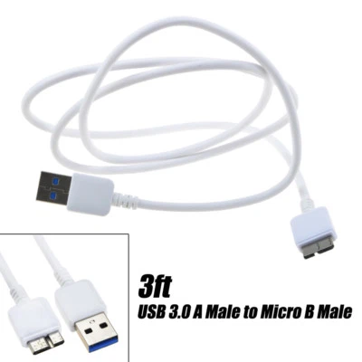 USB 3.0 USB Data Cable For Samsung Note 3 SM-N9005 SM-N900 SM-N900A SM-N900W8 - Image 1 of 4
