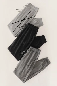 2 Pack Mens UA Winter Warm Cotton Fleece Joggers Track Pants size M L - Picture 1 of 12