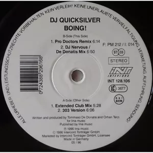 DJ Quicksilver - Boing! (Vinyl 12" - 1996 - DE - Original) - Bild 1 von 4