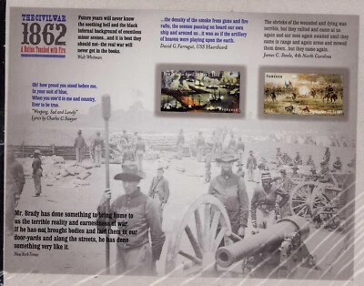 2012 США SC 4664-4665 навсегда гражданской войны 150 Antietam Новый Орлеан запечатанный пакет - Изображение 1 из 2