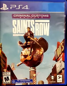 Saints Row Criminal Customs Edition Sony PS4 disco senza manuale - Foto 1 di 2