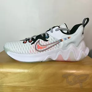 Nike Giannis Immortality bianco nero chiaro uomo 10 donna taglia 11,5 basket - Foto 1 di 11