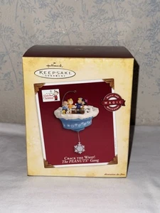 Hallmark Keepsake Ornament 2005 Crack the Whip The Peanuts Gang NIB - Picture 1 of 6