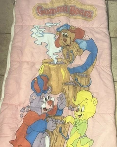 GUMMI BEARS SACCO A PELO BAMBINI DISNEY POMERIGGIO CARTONE ANIMATO DA COLLEZIONE VINTAGE ANNI 90 80S - Foto 1 di 7