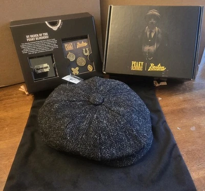 Boston Scally-Company M/L Peaky Blinders Pins Dust Bag Tomas Shelby Collection - Image 1 of 4