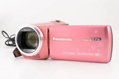 Panasonic HC-V520M Pink Digital HD Video Camera Memory 32GB 50x Optical Zoom - Image 1 of 4