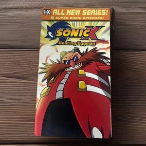 Sonic X: Beating Eggman (VHS, 2004, Edited) 5 Episodes - Picture 1 of 6