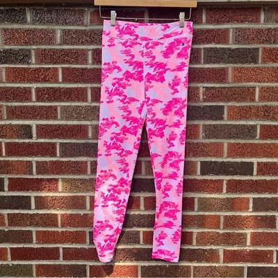 Leggings deportivos Champion Hot rosa estampado camuflaje tiro alto Foto 1 de 3